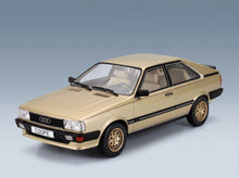 Audi Coupé GT 1983 Gold MCG 1:18 scale model - front three-quarter view