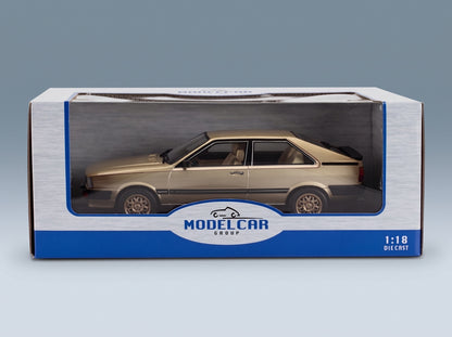 Audi Coupé GT 1983 Gold MCG 1:18 scale model - original packaging