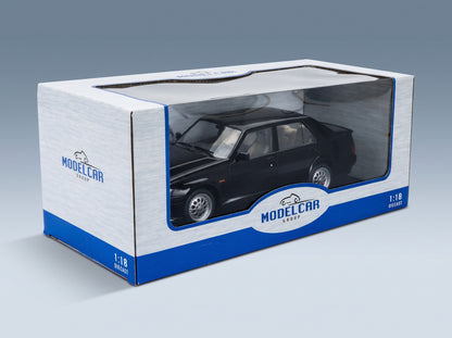 Alfa Romeo 75 Turbo Evoluzione 1987 Black MCG 1:18 scale model - original packaging