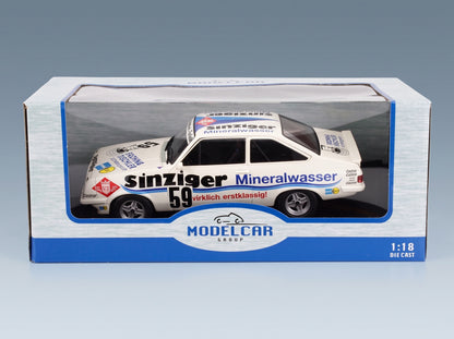 Ford Capri MkII RS 2000 Sinzinger Livery No. 59 Manthey Brohling Dahlen 24h Nürburgring 1982 MCG 1:18 scale model - original packaging