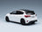 Ford Focus ST 2022 White MCG 1:18 scale model - rear three-quarter view