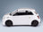 Fiat 500e Abarth 2024 White MCG 1:18 scale model - side view