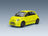 Fiat 500e Abarth 2024 Yellow MCG 1:18 scale model - front three-quarter view