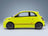 Fiat 500e Abarth 2024 Yellow MCG 1:18 scale model - side view