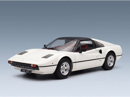 Ferrari 308 GTS 1977 White MCG 1:18 scale model - front three-quarter view