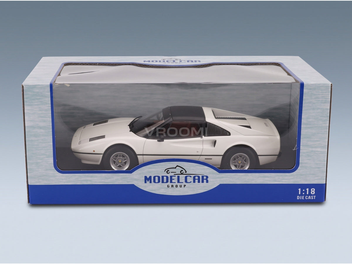 Ferrari 308 GTS 1977 White MCG 1:18 scale model - original packaging