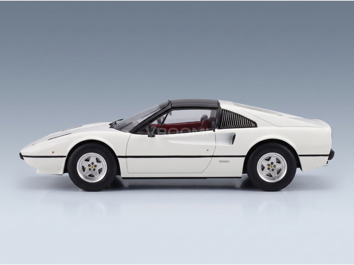 Ferrari 308 GTS 1977 White MCG 1:18 scale model - side view