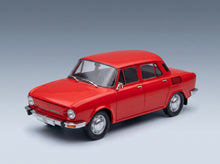 Skoda 100 L 1969 Red MCG 1:18 scale model - front three-quarter view