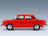 Skoda 100 L 1969 Red MCG 1:18 scale model - side view