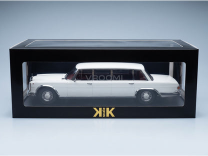 Mercedes-Benz S-Class 600 LWB Pullman W100 1964 White KK Scale 1:18 scale model - original packaging