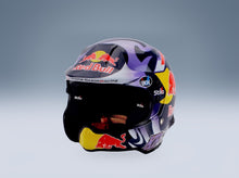 Stilo Helmet Kalle Rovanpera Toyota Yaris GR Rally1 Hybrid Gazoo Racing WRT Rally Season 2025 Mini Helmet 1:2 scale helmet - front three-quarter view