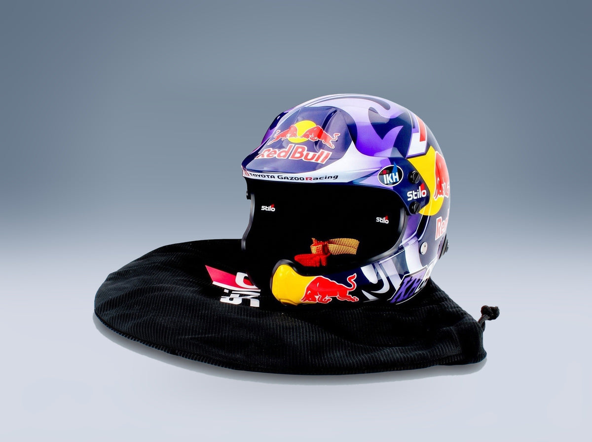 Stilo Helmet Kalle Rovanpera Toyota Yaris GR Rally1 Hybrid Gazoo Racing WRT Rally Season 2025 Mini Helmet 1:2 scale helmet - original packaging