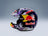 Stilo Helmet Kalle Rovanpera Toyota Yaris GR Rally1 Hybrid Gazoo Racing WRT Rally Season 2025 Mini Helmet 1:2 scale helmet - side view