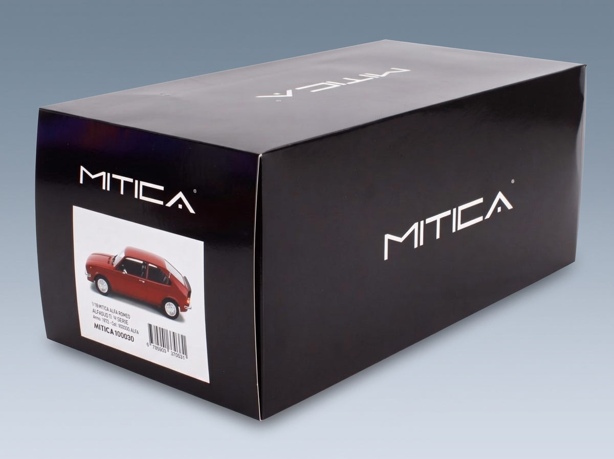 Alfa Romeo Alfasud Ti 1-Series 1973 Rosso Alfa Mitica 1:18 scale model - original packaging