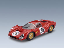 Ferrari 330 P3 4.0L V12 Coupé ch.0848 Team Ferrari SEFAC No. 20 Ludovico Scarfiotti Mike Parkes 24h Le Mans 1966 Mitica 1:18 scale model - front three-quarter view