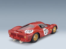 Ferrari 330 P3 4.0L V12 Coupé ch.0848 Team Ferrari SEFAC No. 20 Ludovico Scarfiotti Mike Parkes 24h Le Mans 1966 Mitica 1:18 scale model - rear three-quarter view