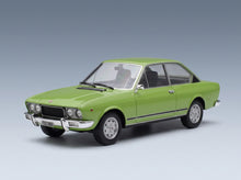 Fiat 124 Sport Coupé Serie 3 1974 Verde Brillante 374 Mitica 1:18 scale model - front three-quarter view