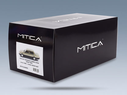 Fiat Argenta 2-Serie VX/SX 120HP 1984 Beige Metallic Mitica 1:18 scale model - original packaging