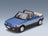 Fiat Ritmo Bertone Supercabrio 100S Palinuro 1986 Two-Tone Blue Metallic Mitica 1:18 scale model - front three-quarter view, top down