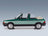 Fiat Ritmo Bertone Supercabrio 100S Palinuro 1986 Two-Tone Green Metallic Mitica 1:18 scale model - side view