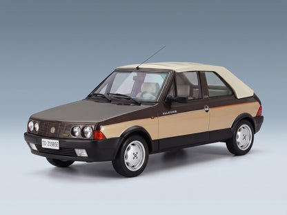Fiat Ritmo Bertone Supercabrio 100S Palinuro 1986 Two-Tone Brown Metallic Mitica 1:18 scale model - front three-quarter view