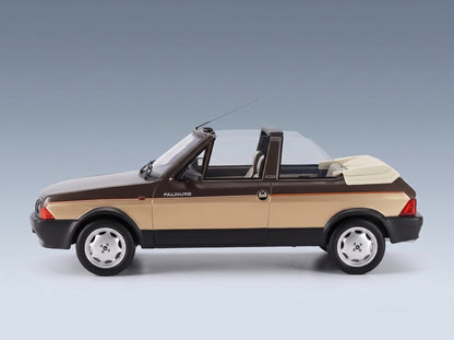 Fiat Ritmo Bertone Supercabrio 100S Palinuro 1986 Two-Tone Brown Metallic Mitica 1:18 scale model - side view