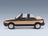 Fiat Ritmo Bertone Supercabrio 100S Palinuro 1986 Two-Tone Brown Metallic Mitica 1:18 scale model - side view
