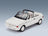 Fiat Ritmo Bertone Supercabrio 100S Serie Tutta Bianca 1986 White Mitica 1:18 scale model - front three-quarter view, top down