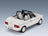 Fiat Ritmo Bertone Supercabrio 100S Serie Tutta Bianca 1986 White Mitica 1:18 scale model - rear three-quarter view, top down