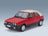 Fiat Ritmo Bertone Supercabrio 100S 1986 Red Mitica 1:18 scale model - front three-quarter view
