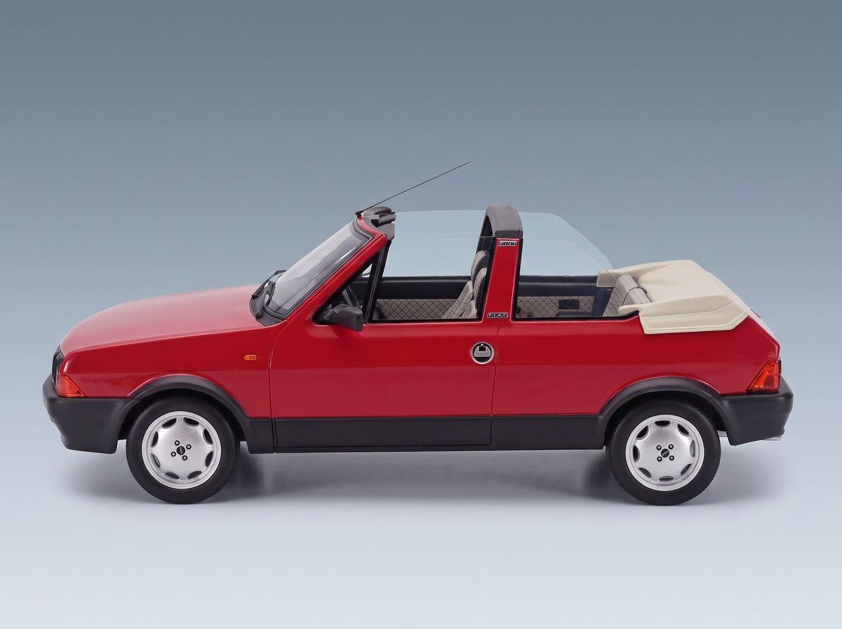 Fiat Ritmo Bertone Supercabrio 100S 1986 Red Mitica 1:18 scale model - side view