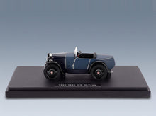 MG M-Type 1932 Blue Matrix Scale Models 1:43 scale model - side view on display base