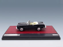 Alfa Romeo 2600 Spider Cabriolet Open 1962 Dark Blue Matrix Scale Models 1:43 scale model - side view on display base