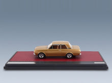Ford Cortina Lotus MkII 1966 Gold Matrix Scale Models 1:43 scale model - side view on display base