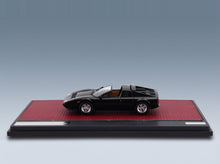 Ferrari 512 BB Targa Straman 1978 Black Matrix Scale Models 1:43 scale model - side view on display base