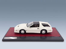 Pontiac Firebird Trans Am Type K Kammback Concept Prototype 1985 White Matrix Scale Models 1:43 scale model - side view on display base