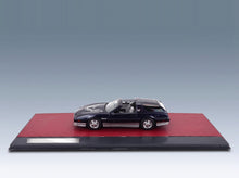 Pontiac Firebird Trans Am Type K Kammback Concept Prototype 1985 Blue Silver Matrix Scale Models 1:43 scale model - side view on display base