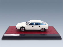 Citroën Projet L 1971 White Matrix Scale Models 1:43 scale model - side view on display base