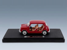 MINI Beach Car 1962 Red Matrix Scale Models 1:43 scale model - side view on display base