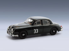 Jaguar MkII 3.4 Litre No. 33 Winner Silverstone Daily Express Trophy 1958 Green Matrix Scale Models 1:43 scale model - front three-quarter view