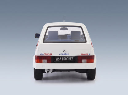 Citroën Visa Gr.B Trophée 1983 White Otto-Mobile 1:18 scale model - rear view