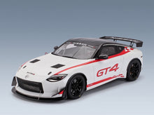 Nissan Z GT4 Coupe 2022 White Red Black Otto-Mobile 1:18 scale model - front three-quarter view