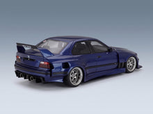 BMW 3-Series (E36) LTO Sedan Turbo Khyzyl Saleem 2023 Blue Otto Mobile 1:18 - rear three-quarter view