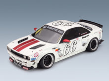 Nissan Silvia S14 No. 66 Boss Rocket Bunny 2024 White Otto-Mobile 1:18 scale model - front three-quarter view