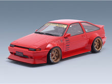 Toyota Sprinter Trueno AE86 1986 Red Otto-Mobile 1:18 scale model - front three-quarter view