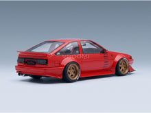 Toyota Sprinter Trueno AE86 1986 Red Otto-Mobile 1:18 scale model - rear three-quarter view
