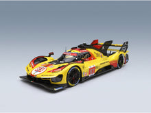 Ferrari 499P AF Corse No. 83 Kubica Shwartzman Ye 24h Le Mans 2024 with Showcase BBR Models 1:18 scale model - front three-quarter view