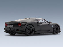 ALFA ROMEO - 33 STRADALE 2025 - CON VETRINA - WITH SHOWCASE - MATT CARBON scale model - rear three-quarter view