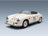 Porsche 356A Speedster No. 33 1955 White KK Scale 1:12 scale model - front three-quarter view
