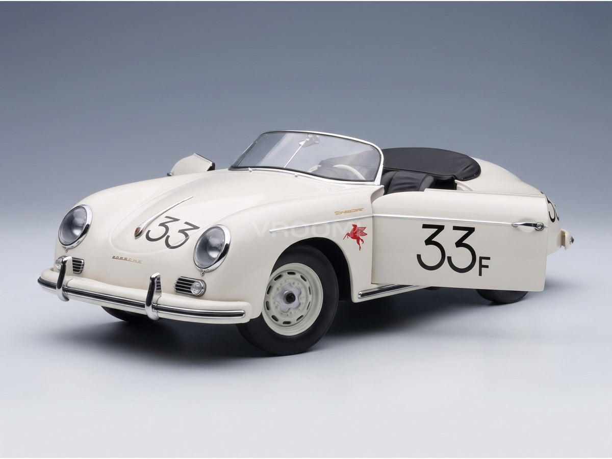Porsche 356A Speedster No. 33 1955 White KK Scale 1:12 scale model - opening parts